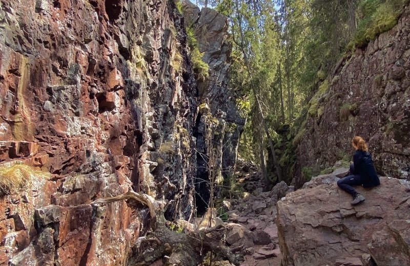 Promenader i området